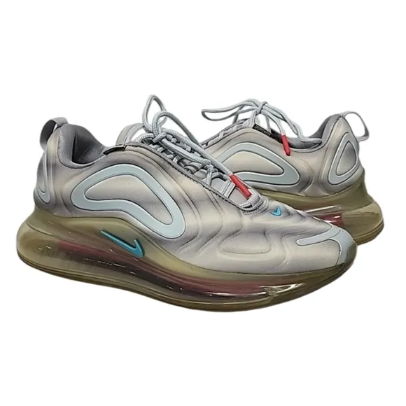 Nike Air‎ Max 720 AR9293-011 Airbrush Running Shoes Grey/Rainbow Men's Size 9