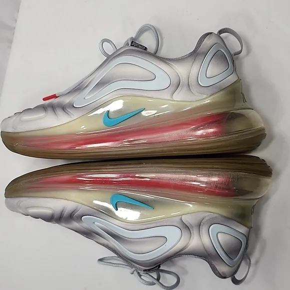 Nike Air‎ Max 720 AR9293-011 Airbrush Running Shoes Grey/Rainbow Men's Size 9