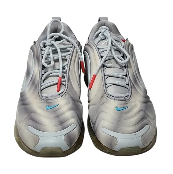 Nike Air‎ Max 720 AR9293-011 Airbrush Running Shoes Grey/Rainbow Men's Size 9