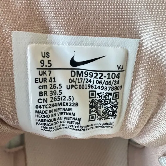 ⭐Nike Air Max 90 Futura Men Shoes Sz 8 Barley Rose Pink Sneakers DM9922-104