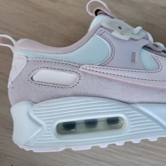 ⭐Nike Air Max 90 Futura Men Shoes Sz 8 Barley Rose Pink Sneakers DM9922-104