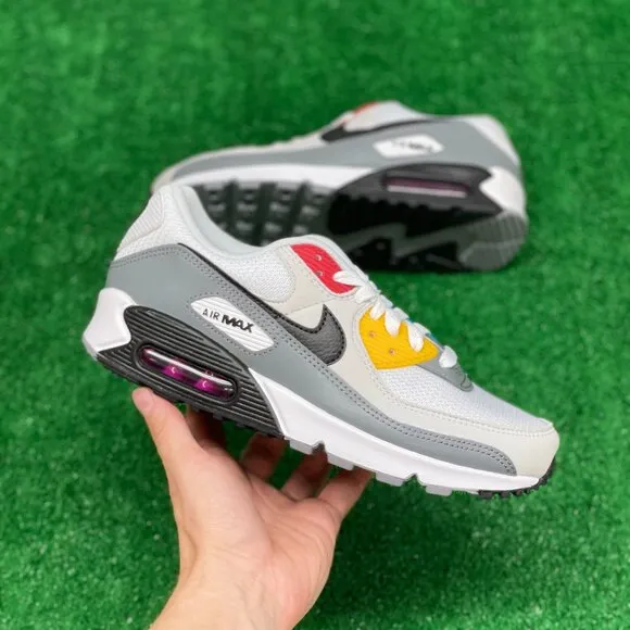 Nike Air Max 90 Low Mens Basketball Shoes Multi DM8151-100 VNDS Size 7