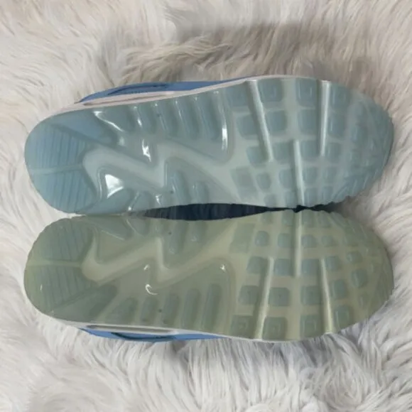 Nike Air Max 90 Low Mens Sportswear Shoes Blue FD0734-442 VNDS Sz 8.5