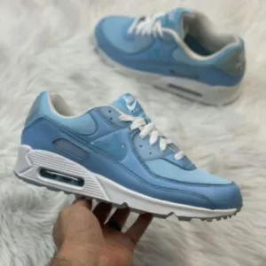 Nike Air Max 90 Low Mens Sportswear Shoes Blue FD0734-442 VNDS Sz 8.5