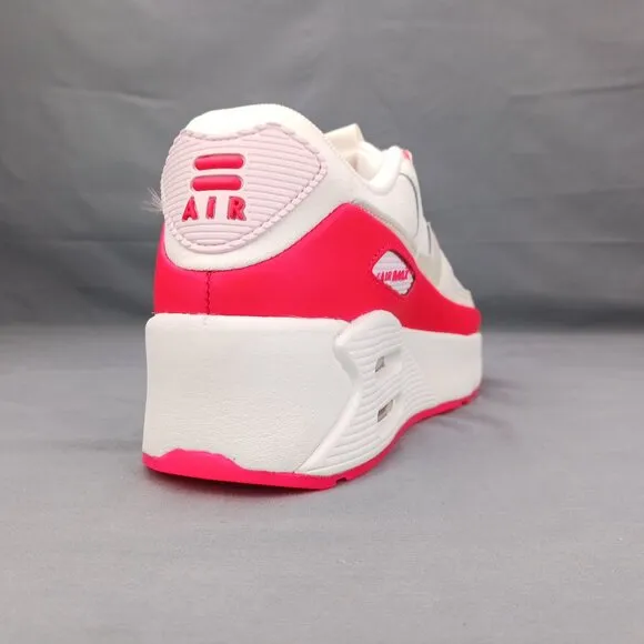 Nike Air Max 90 LV8 Women's Shoes Sneakers HF5073 133 White Red Sizes 8-10