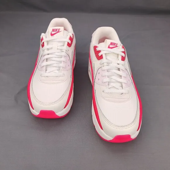 Nike Air Max 90 LV8 Women's Shoes Sneakers HF5073 133 White Red Sizes 8-10