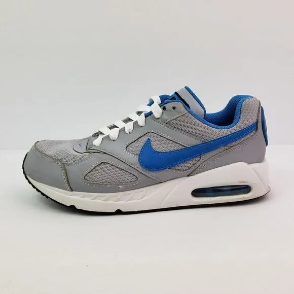 Nike Air Max 90 Youth Sz 5.5Y Womens Sz 7 Gray Blue Sneaker Shoes 579995-041
