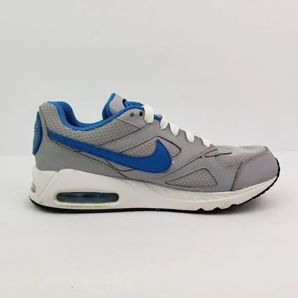 Nike Air Max 90 Youth Sz 5.5Y Womens Sz 7 Gray Blue Sneaker Shoes 579995-041