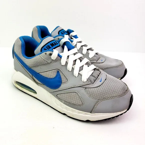 Nike Air Max 90 Youth Sz 5.5Y Womens Sz 7 Gray Blue Sneaker Shoes 579995-041