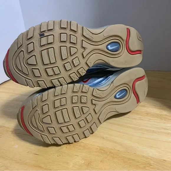 Nike Air Max 97 Blue Wild West Denim BV6374-200 Shoes GS Youth US Size‎ 5.5 Y