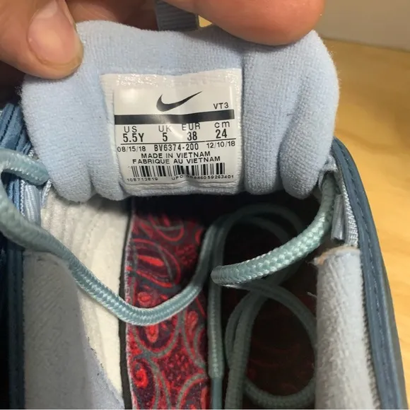 Nike Air Max 97 Blue Wild West Denim BV6374-200 Shoes GS Youth US Size‎ 5.5 Y
