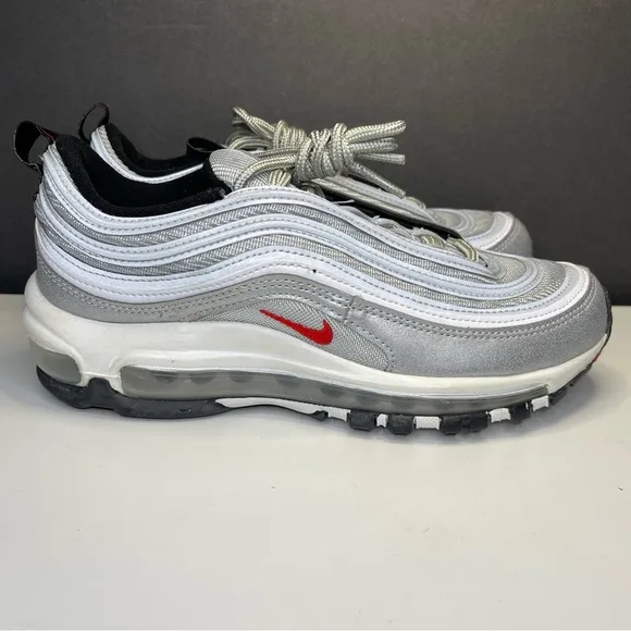 Nike Air Max 97 OG Metallic Silver Bullet Running DQ9131-002 Size 7.5 Women’s