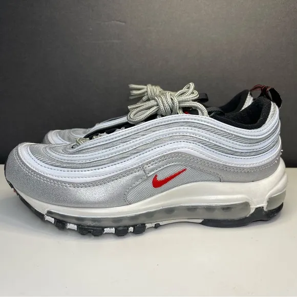 Nike Air Max 97 OG Metallic Silver Bullet Running DQ9131-002 Size 7.5 Women’s