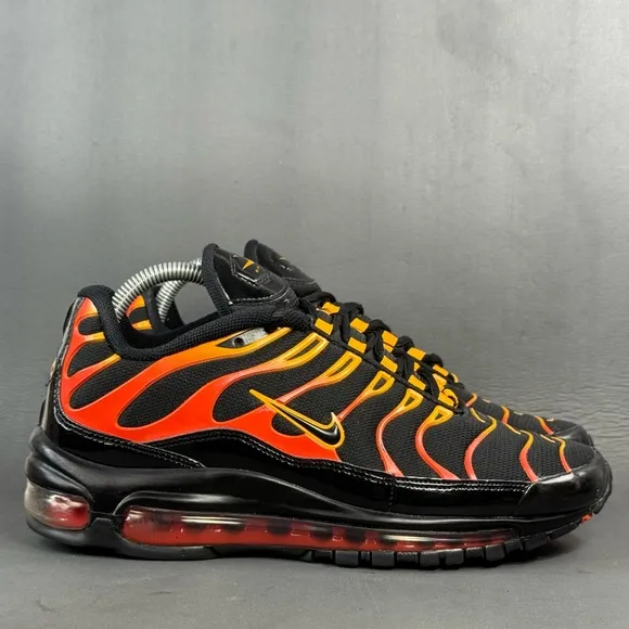 Nike Air Max 97 Plus Shock Orange Mens sneaker shoes size 7