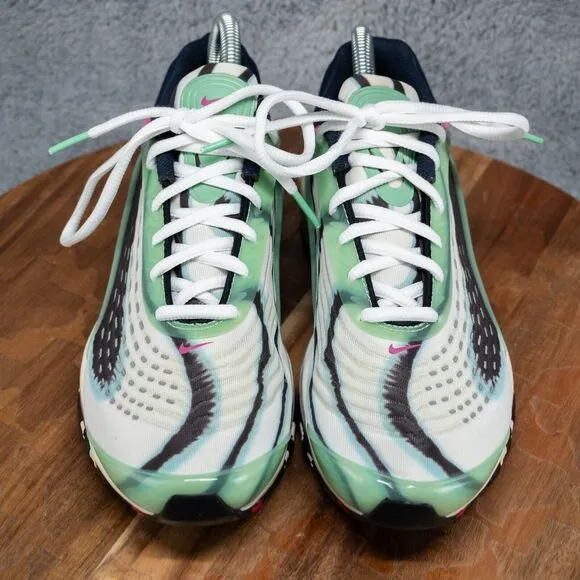 Nike Air Max Deluxe &quot;GS&quot; Green/White Running Shoes AR0115-301 SZ 7 Y Boys Youth