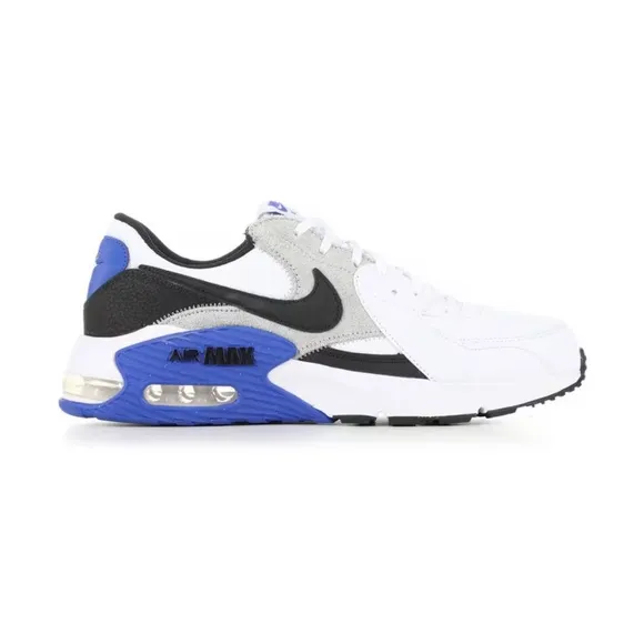 Nike Air Max Excee Sneakers Size 10 White and Blue with Black