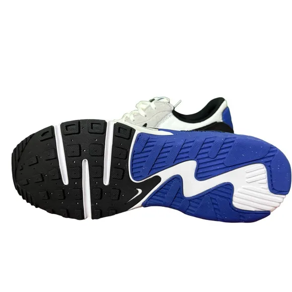 Nike Air Max Excee Sneakers Size 10 White and Blue with Black