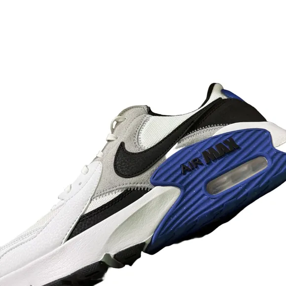 Nike Air Max Excee Sneakers Size 10 White and Blue with Black