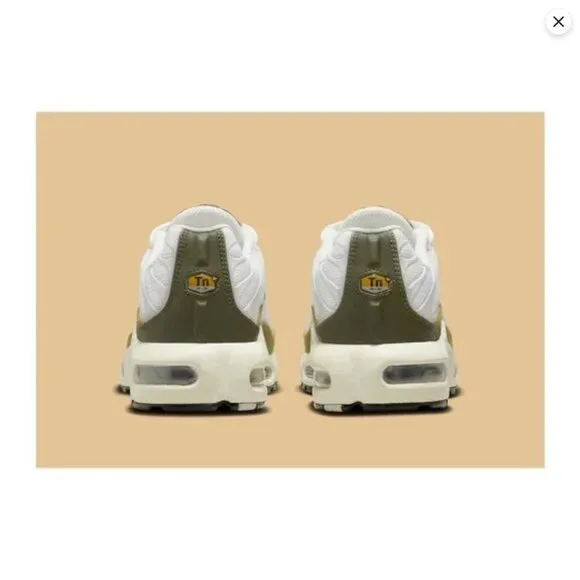 Nike Air Max Plus Leopard Low GS Shoes White DX9283-100 NEW Sz 5Y / WMNS 6.5