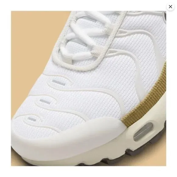 Nike Air Max Plus Leopard Low GS Shoes White DX9283-100 NEW Sz 5Y / WMNS 6.5