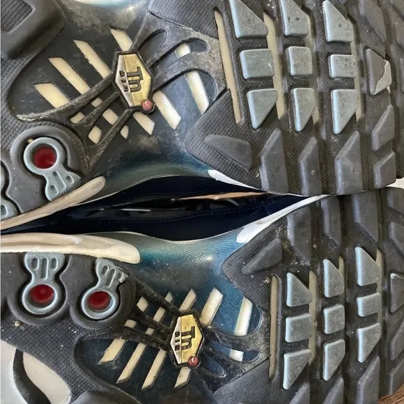 Nike Air Max Plus Navy Palm Trees Sz 11.5 Athletic Sneakers Shoes CI2301-400