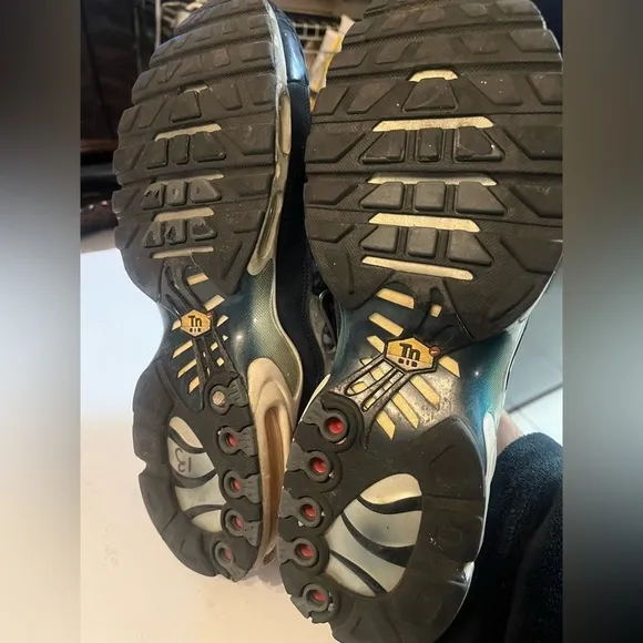 Nike Air Max Plus Navy Palm Trees Sz 11.5 Athletic Sneakers Shoes CI2301-400