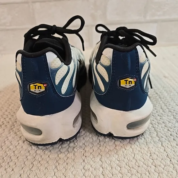 Nike Air Max Plus OG Low Top Lace Up Sneakers Shoes Blue Black White Men's 7
