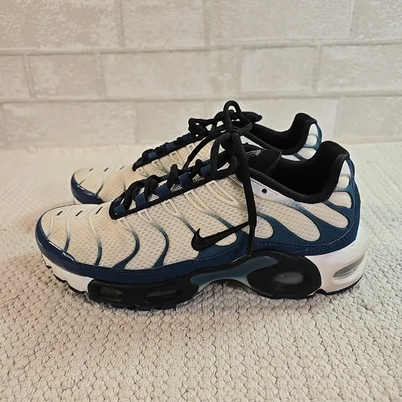 Nike Air Max Plus OG Low Top Lace Up Sneakers Shoes Blue Black White Men's 7