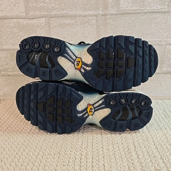 Nike Air Max Plus OG Low Top Lace Up Sneakers Shoes Blue Black White Men's 7