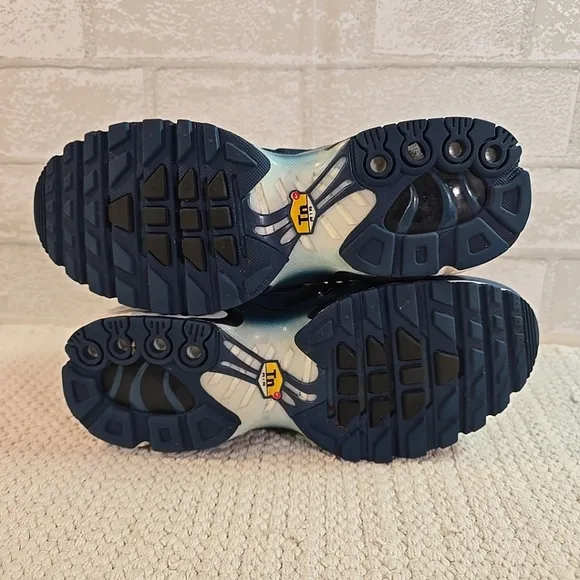 Nike Air Max Plus OG Low Top Lace Up Sneakers Shoes Blue Black White Men's 7