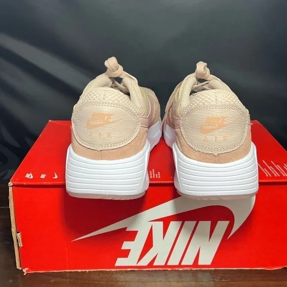 Nike Air Max SC Womens Sz 11.5 Shoes Fossil Stone Rose Whisper White Pink Oxford