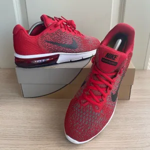 Nike Air Max Sequent 2 Running Shoes University Red/Black  Men Sneakers- SZ 9