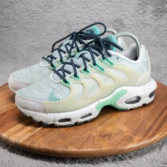 Nike Air Max Terrascape Plus Men's Sz 7 Wmns 8.5 Aura/Washed Teal-Ocean Cube