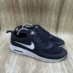 Nike Air Max Thea Women's Size 7.5 Black White Athletic Shoes 599409-020