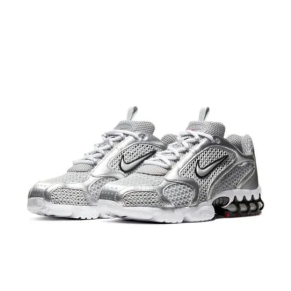 Nike Air Max Zoom Spiridon Cage 2 Mens Shoes Silver CJ1288-001 NEW All Sizes