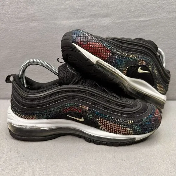 Nike Air Max 97 Womens Size 8 Shoes Rainbow Snake Low Top Athletic Sneakers