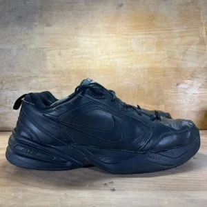 Nike Air Monarch IV 4 Mens Size 13 Shoes Sneakers Triple Black 415445-001