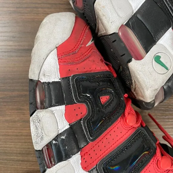 Nike Air More Uptempo Men's Athletic Basketball Shoes Red Black I Got Next US 11