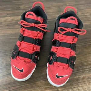 Nike Air More Uptempo Men's Athletic Basketball Shoes Red Black I Got Next US 11