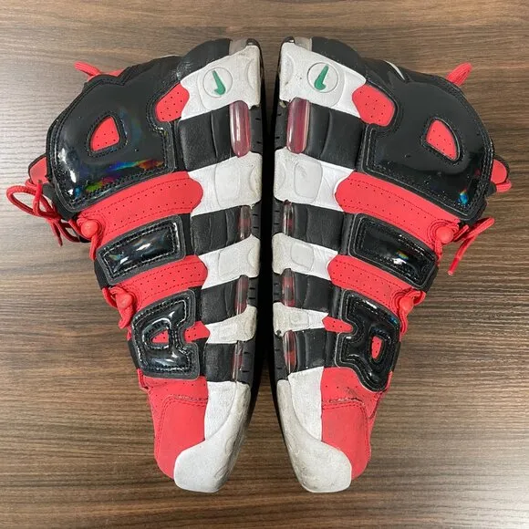 Nike Air More Uptempo Men's Athletic Basketball Shoes Red Black I Got Next US 11