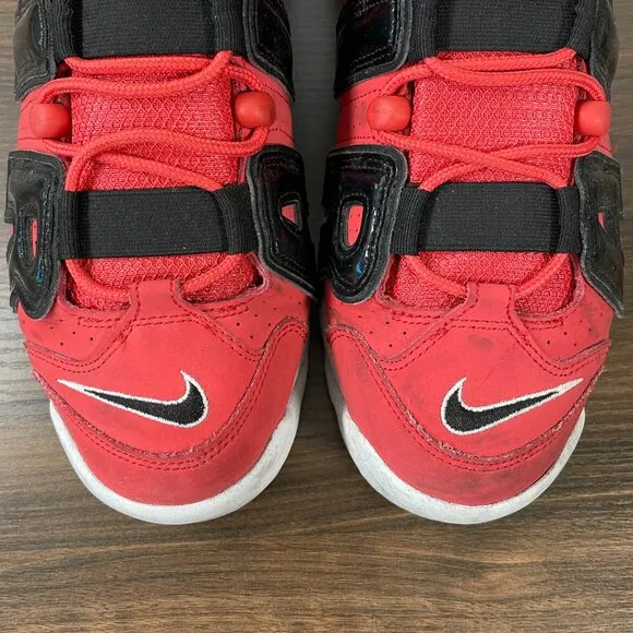 Nike Air More Uptempo Men's Athletic Basketball Shoes Red Black I Got Next US 11