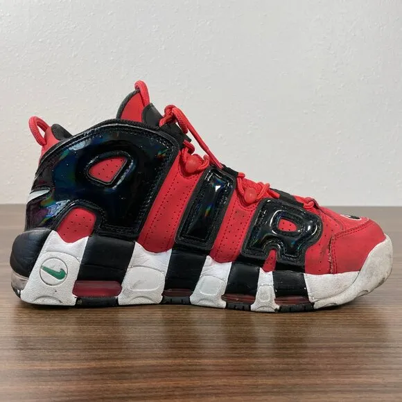 Nike Air More Uptempo Men's Athletic Basketball Shoes Red Black I Got Next US 11