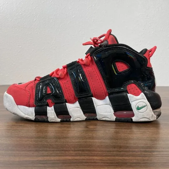 Nike Air More Uptempo Men's Athletic Basketball Shoes Red Black I Got Next US 11