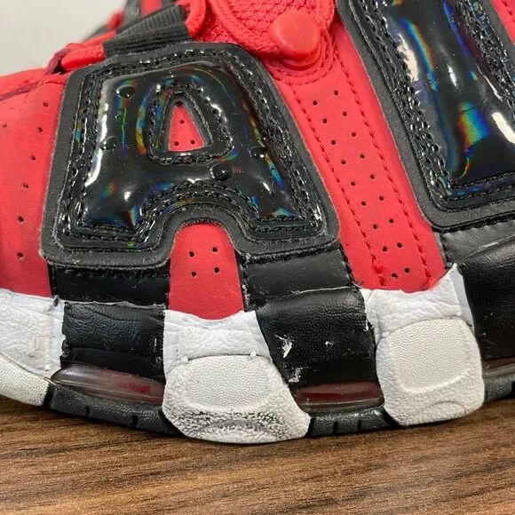 Nike Air More Uptempo Men's Athletic Basketball Shoes Red Black I Got Next US 11