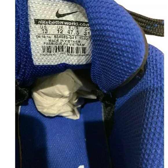 Nike Air MVP Pro II Baseball Metal Cleats Mens Size13 Lace Up Athletic Shoes NEW