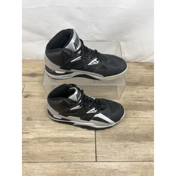 Nike Air Trainer SC High Raiders Mens Black Grey 302346-013 Size 8 Basketball