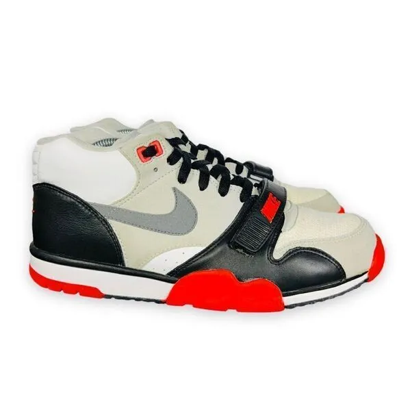 Nike Air Trainer 1 Mid Prm Qs 'Infrared' 607081-100 Men's 9.5
