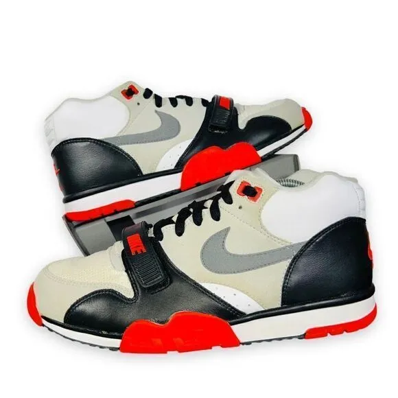 Nike Air Trainer 1 Mid Prm Qs 'Infrared' 607081-100 Men's 9.5