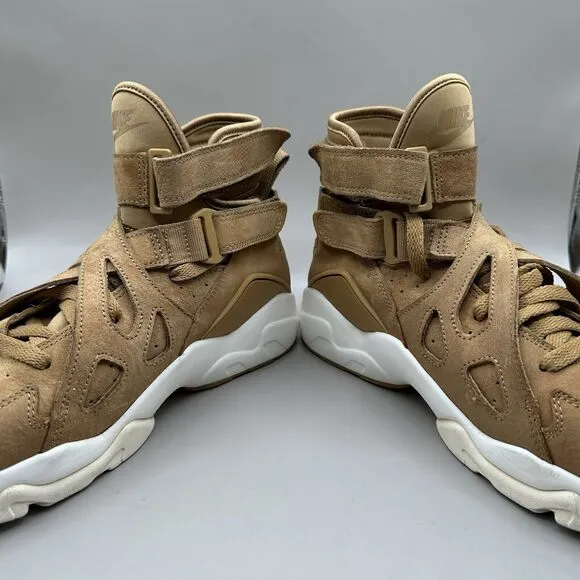 Nike Air Unlimited Flax Mens Size 9 US Brown Suede Athletic Shoes Sneakers