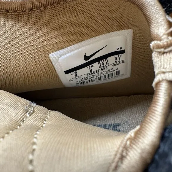Nike Air Unlimited Flax Mens Size 9 US Brown Suede Athletic Shoes Sneakers